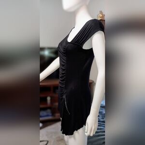 Elegant Black Mini Dress